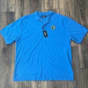 NWT Ashworth Florida West Coast Golf Blue Polo Men’s XL